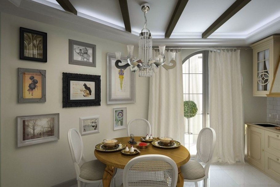 Спальня в стиле крем брюле