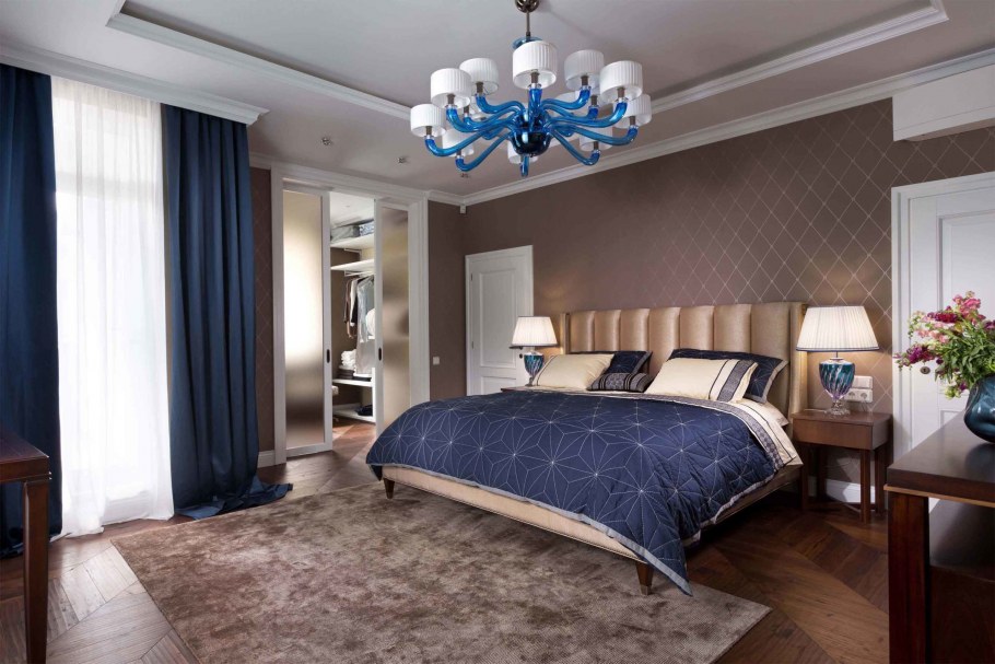 Спальная комната в классическом стиле