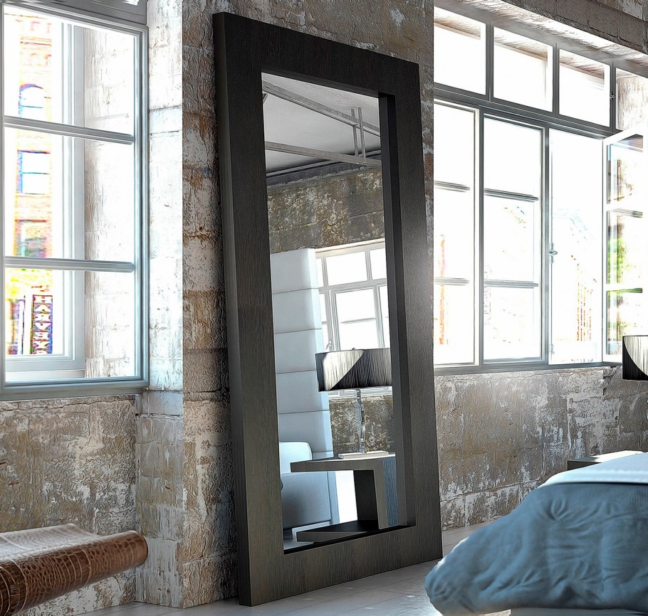 Зеркала в стиле лофт в интерьере