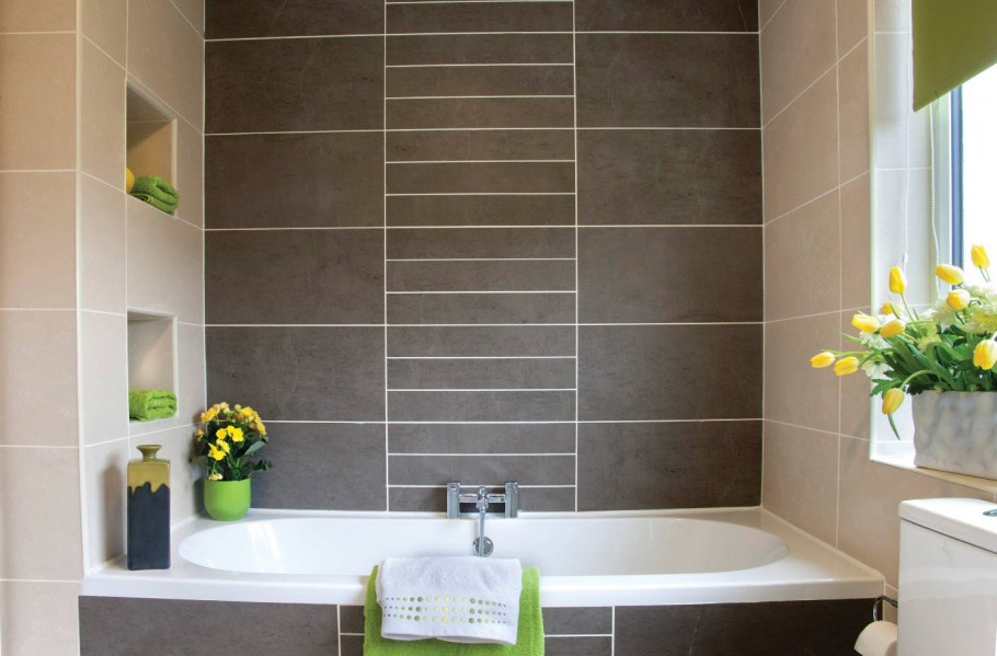 Варианты ванной комнаты плитка