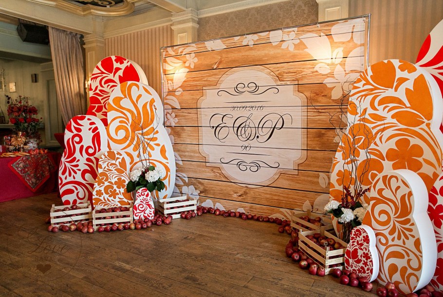 Декорации в русском стиле