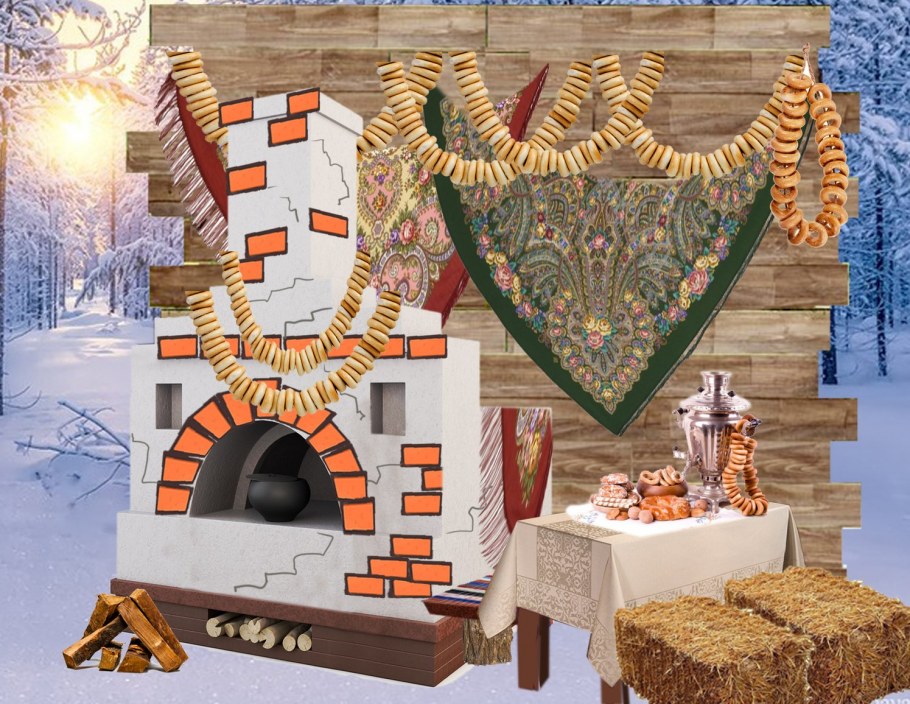 Украшение свадебных бокалов в русском народном стиле