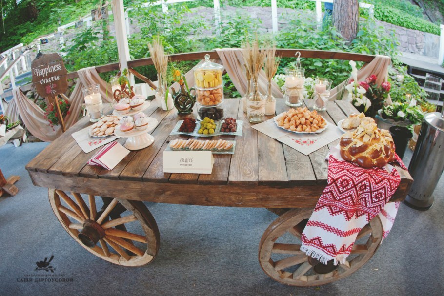 Декорации в русском стиле