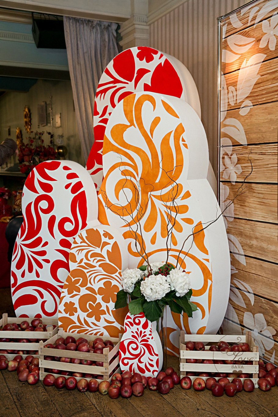 Декорации в русском стиле