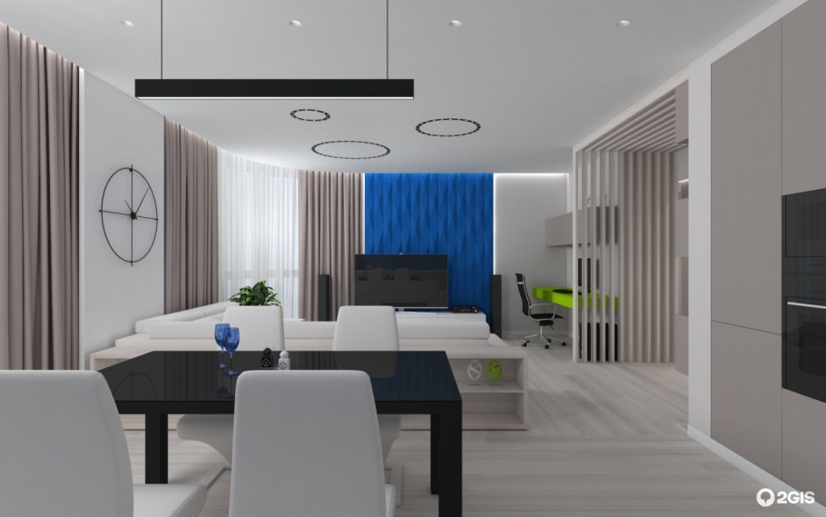 Интерьер гостиной проект