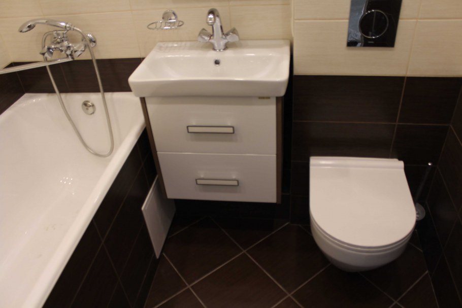 Совмещенный санузел под ключ