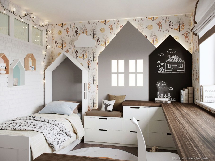 Детские комнаты в скандинавском стиле