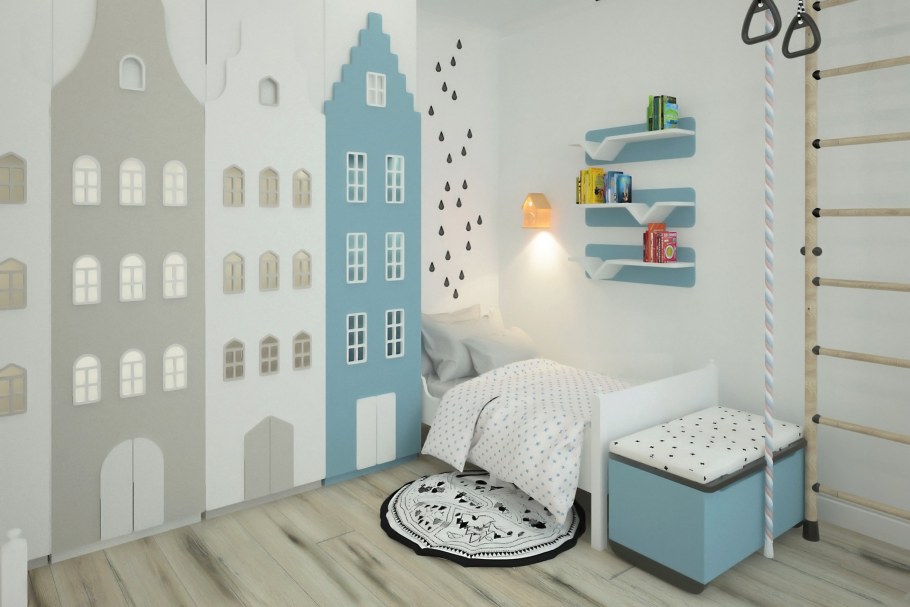 Детская в скандинавском стиле