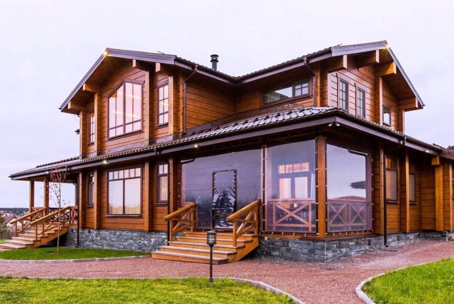 Дом из клееного бруса good Wood