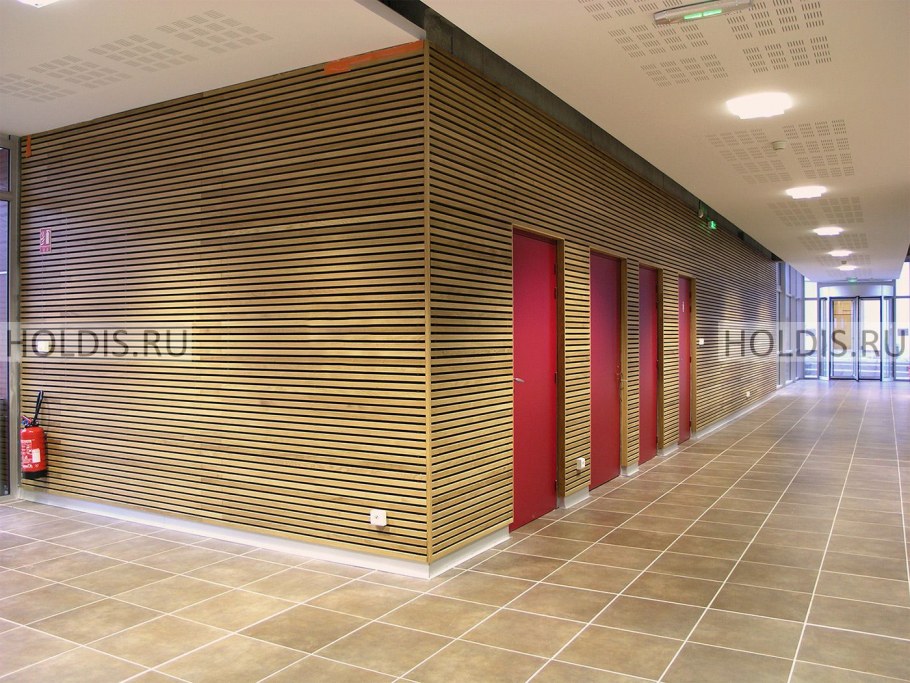 Реечные стеновые панели для внутренней отделки