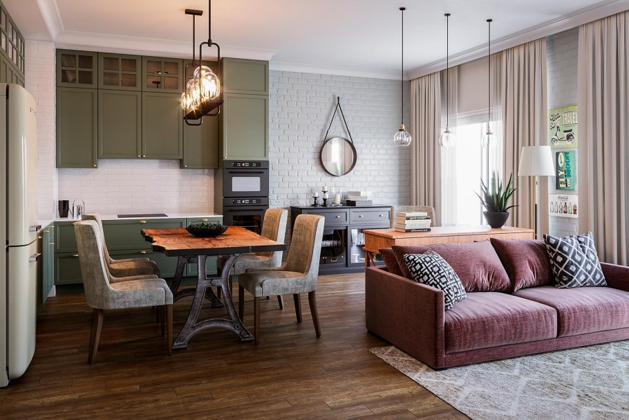 Эклектика в интерьере квартиры