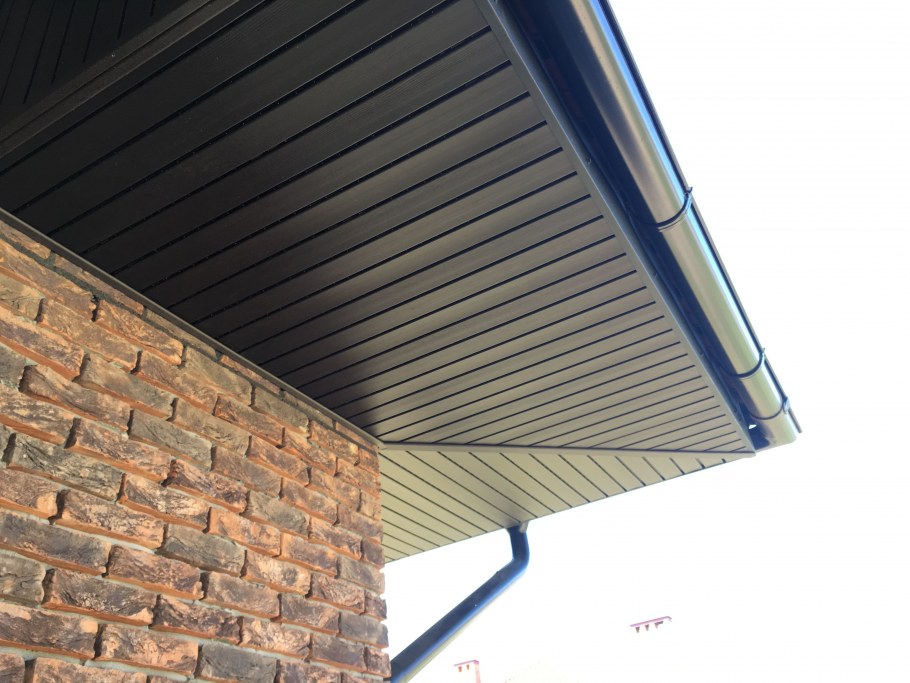 Софит со скрытой перфорацией Premium Estetic коричневый