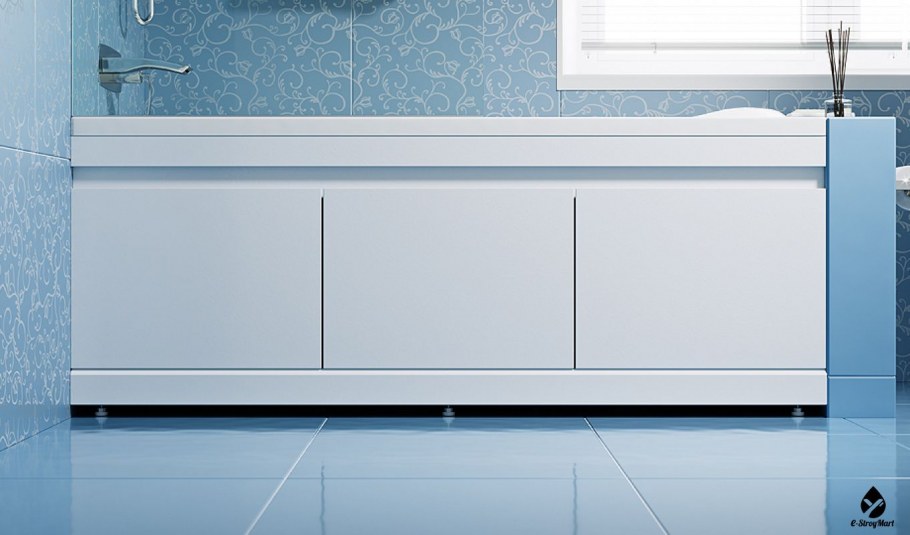 Экран Аляванн под ванну 1.7м МДФ Soft белый МД-0801-1706-00