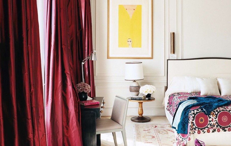 Цвет марсала в интерьере спальни