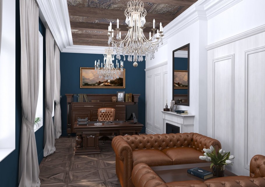 Кабинет в стиле Неоклассика