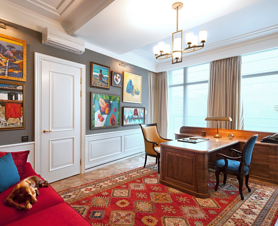 Кабинет в стиле Эклектика