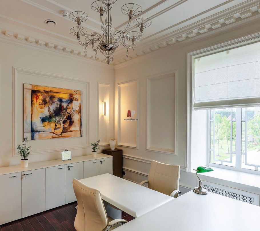 Неоклассика в интерьере кабинет