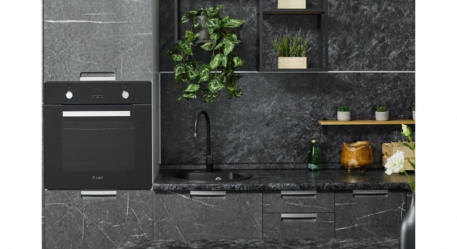 Кухня Авенза Бьянко белый мрамор