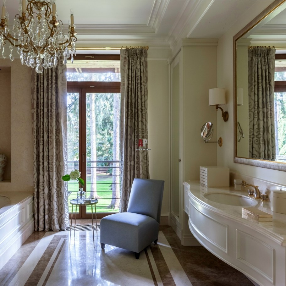 Интерьер американская классика в доме