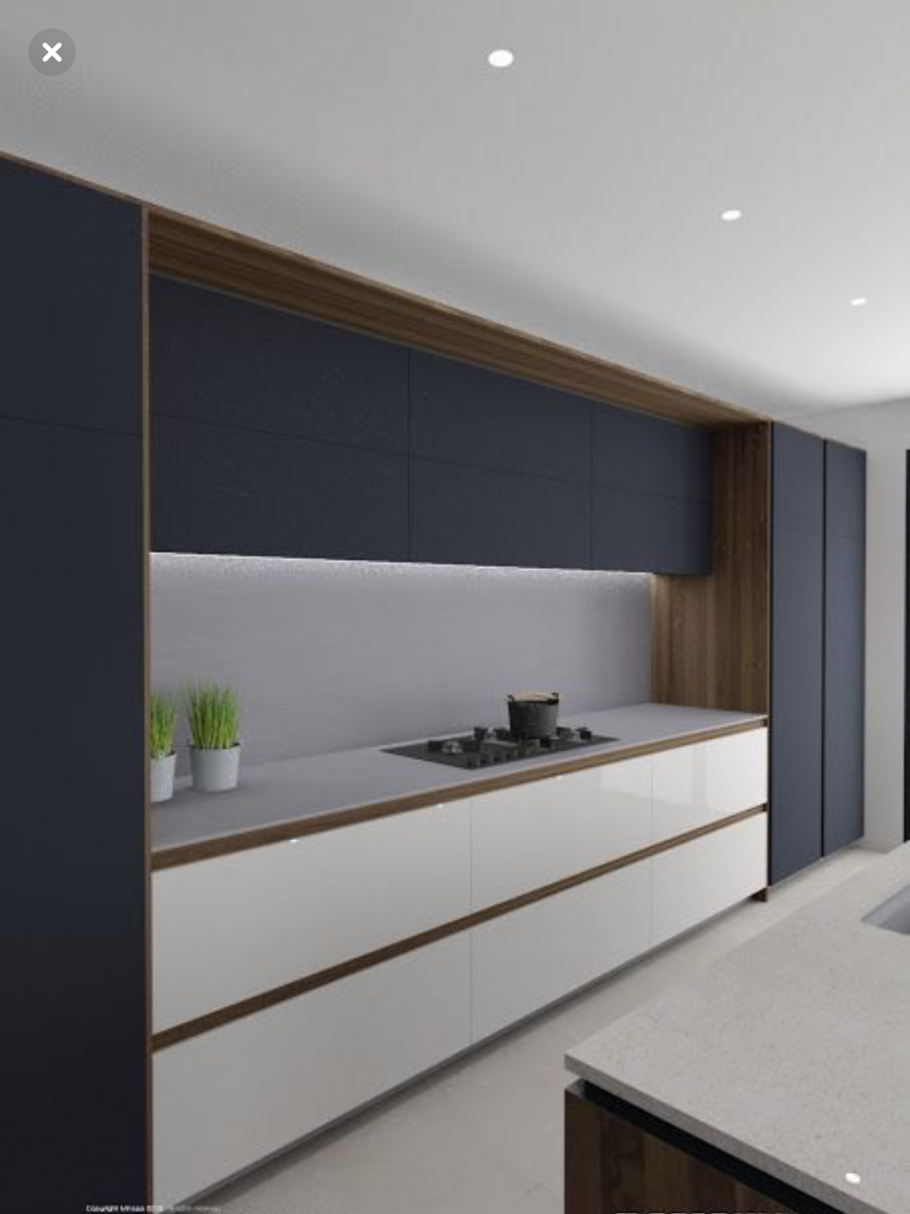 Угловая кухня Минимализм