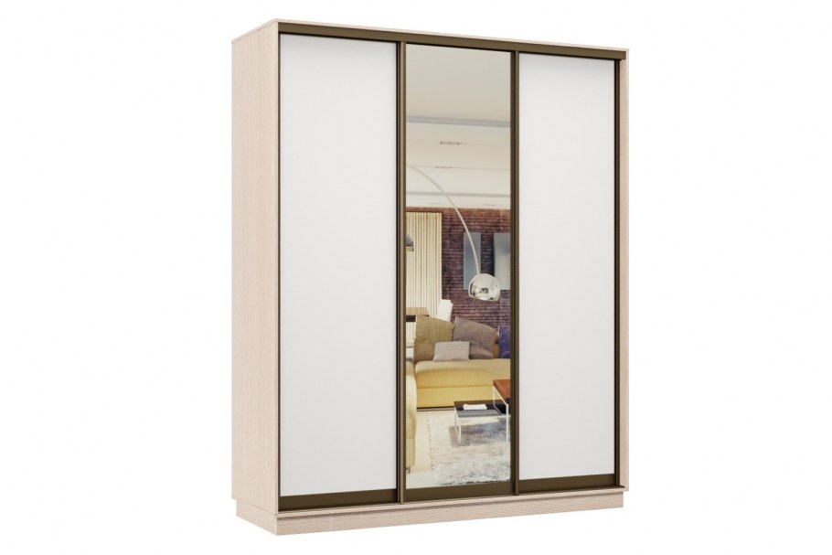 Браво шкаф ясень шимо светлый