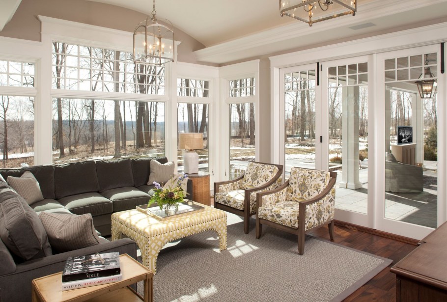 Гостиннаяс выходом на террасу