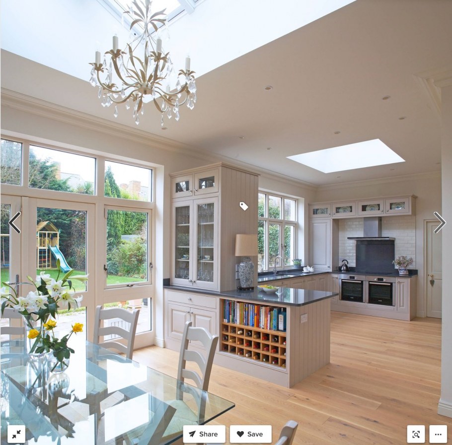 Кухня-гостиная с выходом натерраск