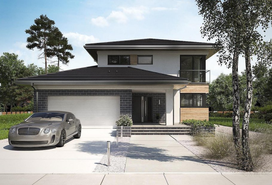 Американский дом с гаражом