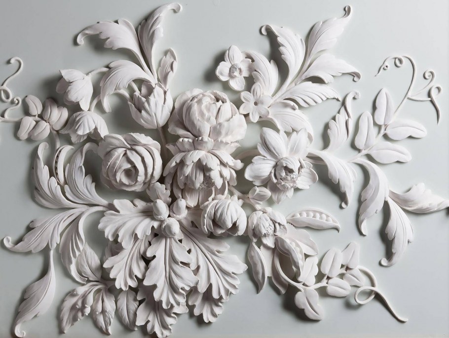 Акант лепнина барельеф