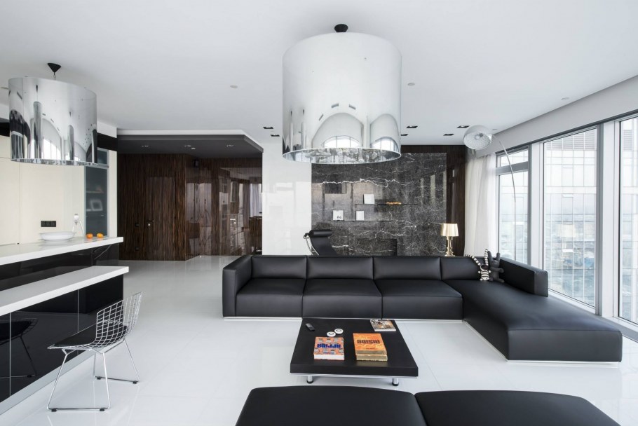 Квартира в Москоу Сити интерьер