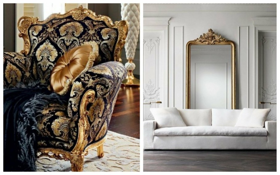 Элементы Барокко в интерьере