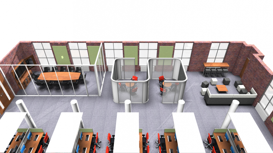 Опен Спейс планировка