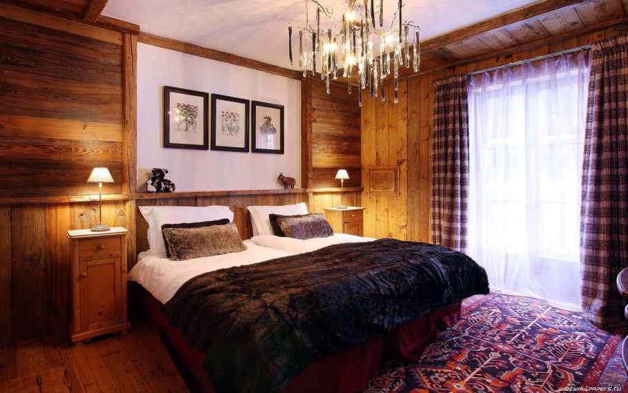 Спальня в стиле Шале
