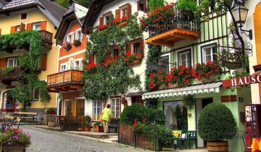 Деревня Хальштатт, Австрия