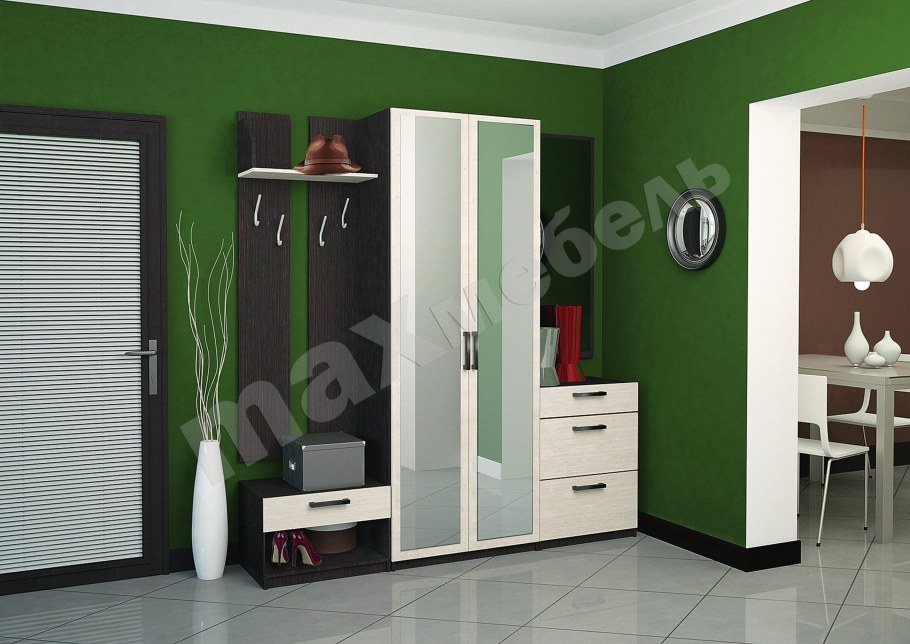 Прихожая в бирюзовых тонах