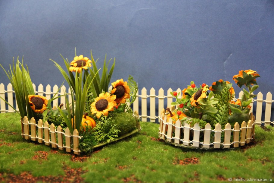 'Забор декоративный Grinda "палисадник", 28x300см, терракот