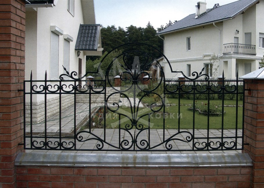 Ворота палисадники кованые Мездрин Павел