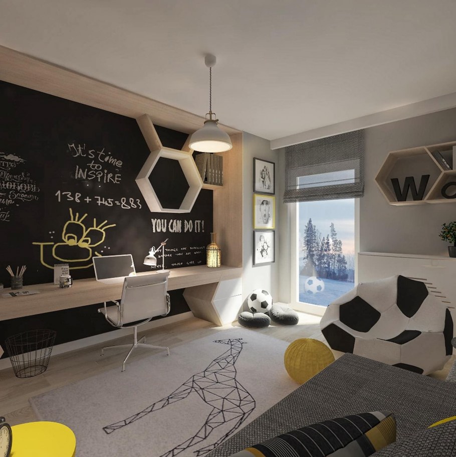 Стильная комната для подростка