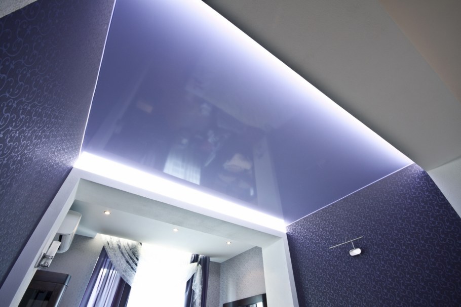 Парящий натяжной потолок