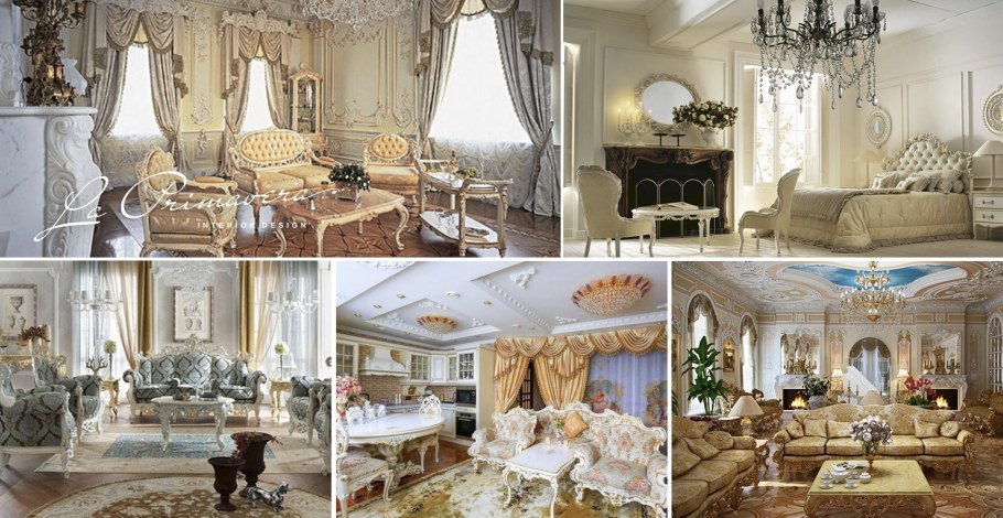 Коллаж интерьера Барокко