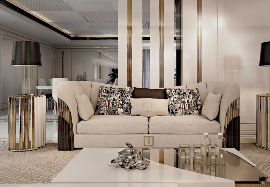 Диван гламурный арт деко