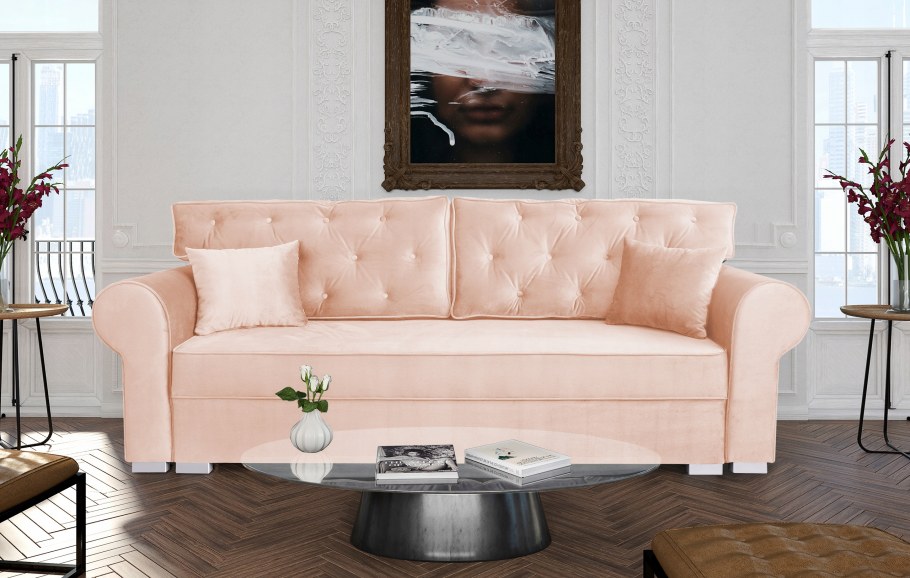 Стеганый диван