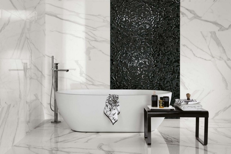 Плитка ROMA Diamond 110 Carrara brillante