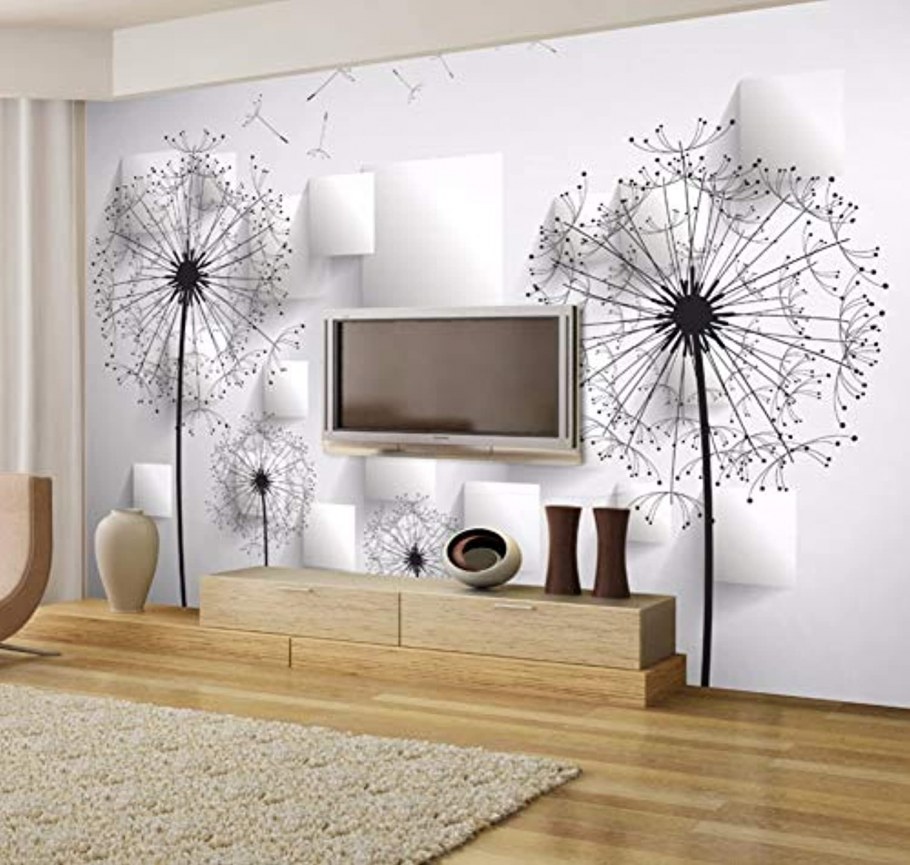 Декор стены в гостиной