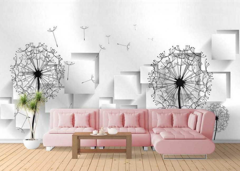 Монохромные фотообои