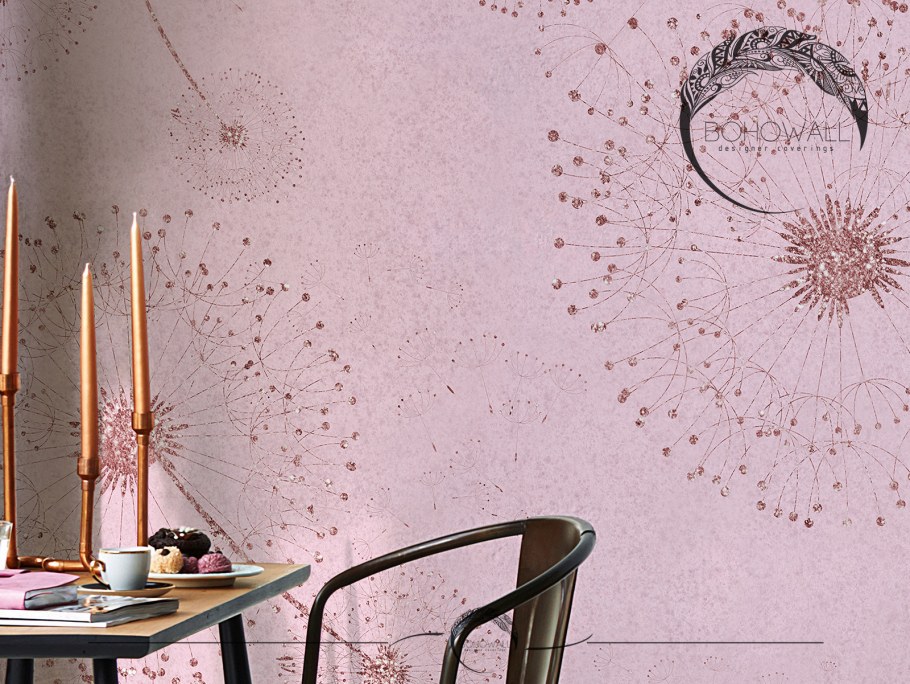 Обои фрески одуванчик