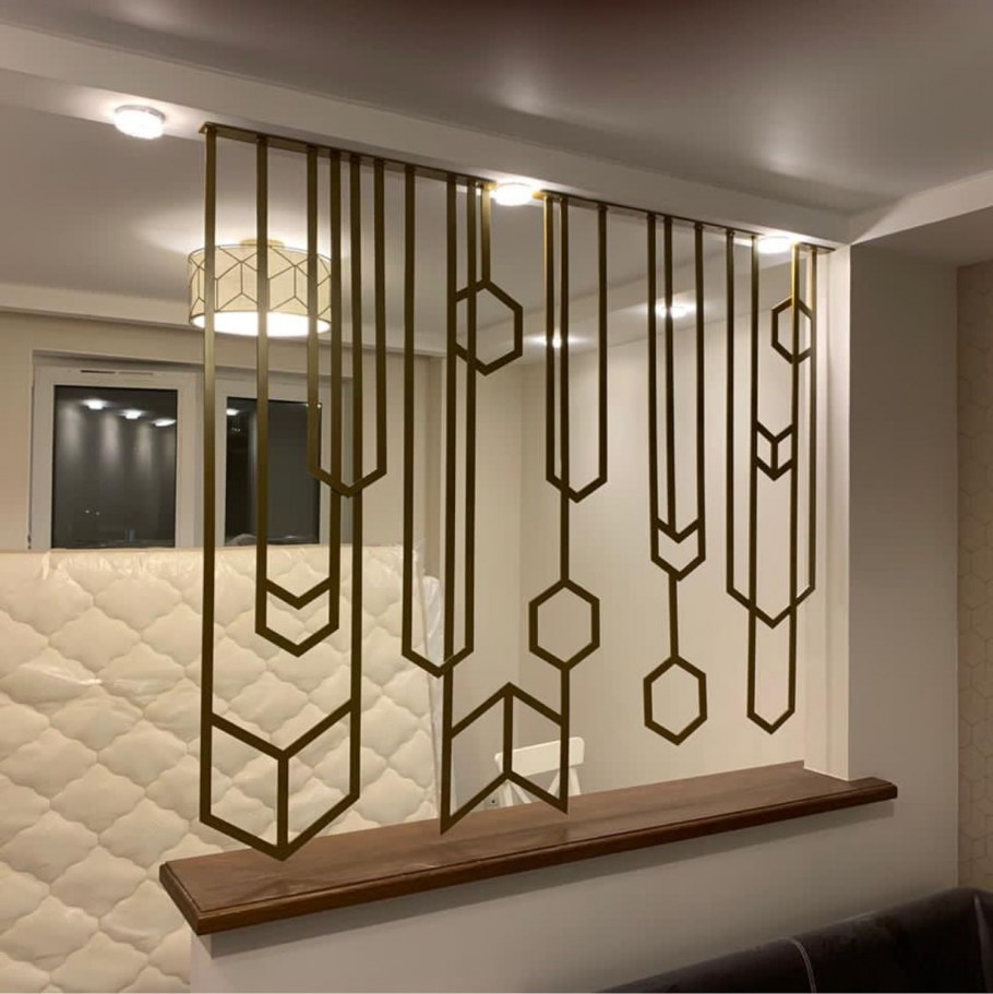 Декоративная перегородка для зонирования комнаты