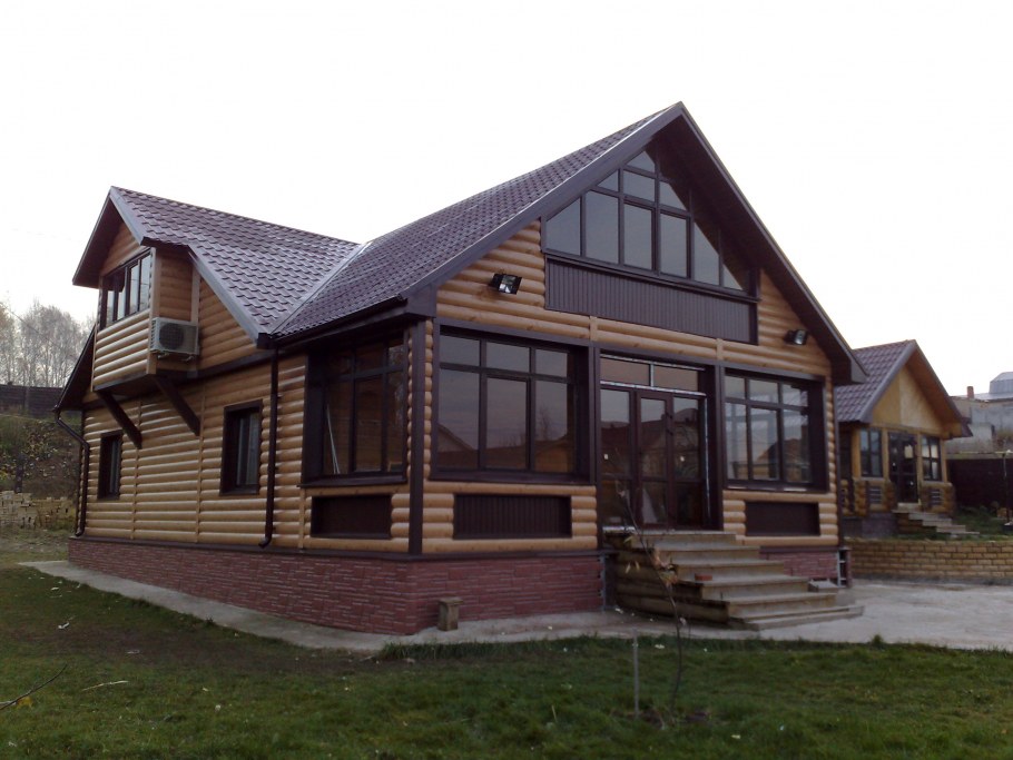 Каркасный дом отделка