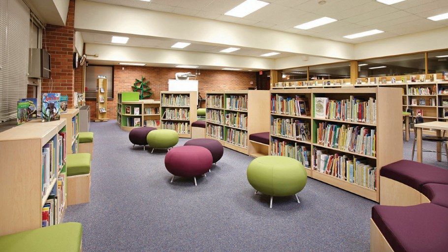 Стеллажи для читального зала