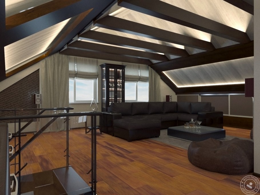 Мансарды в частном доме